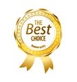 luxury golden premium quality best choice labels vector image