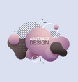 dynamical colored form gradient abstract banner vector image