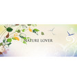 nature abstract background sky tree branches vector image vector image