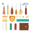 Carpenters tool kit Royalty Free Vector Image - VectorStock