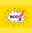 boom background surprise burst with font vector image