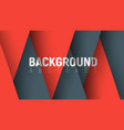 template of a modern background with black vector image