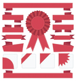 ribbon decorations vector image