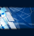 blue abstract background vector image vector image