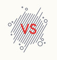 bright poster symbols of confrontation vs vector image