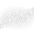 winter blank background vector image