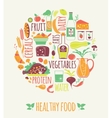 healthy food vector image