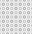 monochrome seamless pattern with stylized stars vector image vector image