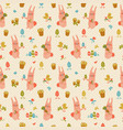 happy easter seamless pattern vector image vector image