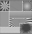 comic book page composition vector image
