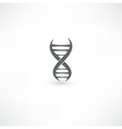 dna icon vector image