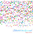 falling confetti pattern vector image