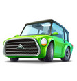 green ecocar vector image vector image