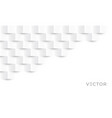 white geometric texture pattern background vector image