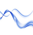 blue modern abstract lines swoosh certificate vector image vector image