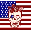tattoo skull vector image
