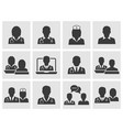 doctor and nurse icon set collection sick vector image vector image