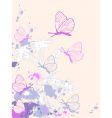 colored abstract floral background vector image