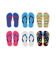 sandal beach vector image