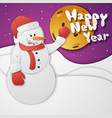 merry christmas celebration card vector image vector image