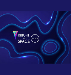 abstract geometric background liquid shapes vector image