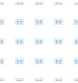 cassette icon pattern seamless white background vector image vector image