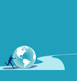 direction movement world humans vector image