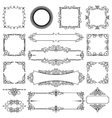 trendy linear frame with copy space vector image