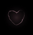 Hole in heart shape on the wall Royalty Free Vector Image