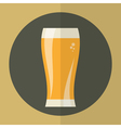 beer glass icon vector image