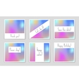 abstract layout background set for art vector image