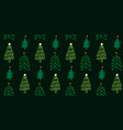 cute dark winter seamless pattern background vector image vector image