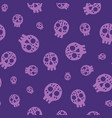 halloween pattern vector image