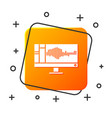 white sound or audio recorder editor software vector image