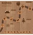 timeline infographic vector image vector image