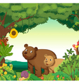 animals in the forest vector image vector image