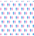 men and women couples symbols population seamless vector image vector image
