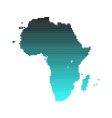 map of africa vector image