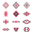symbols tribal design ethnic motif boho vector image vector image