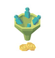 conversion rate concept vector image