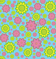 flower pattern vector image vector image