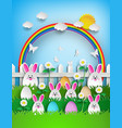 easter background vector image