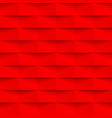 geometric pattern background abstract red 3d vector image