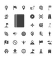 map icons vector image vector image