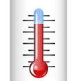 thermometer icon vector image