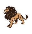 lion stand pride logo mascot design vector image