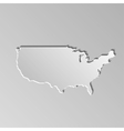 usa map vector image vector image
