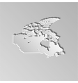 canada map vector image vector image