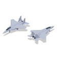 isometric mcdonnell douglas f-15 eagle vector image vector image