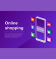 online shop vector image vector image